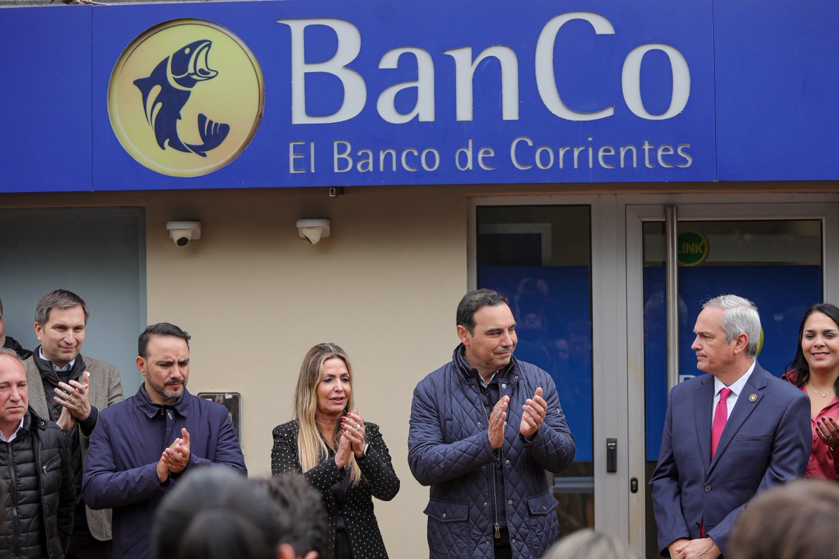 gustavovaldesok's tweet image. En #Garruchos, inauguramos un moderno recinto de cajeros automáticos del Banco de Corrientes: así, continuamos expandiendo su red territorial para acercar un servicio esencial a la comunidad.
Con este, de 14,65 m² de superficie, alcanzamos los 374 en la provincia.