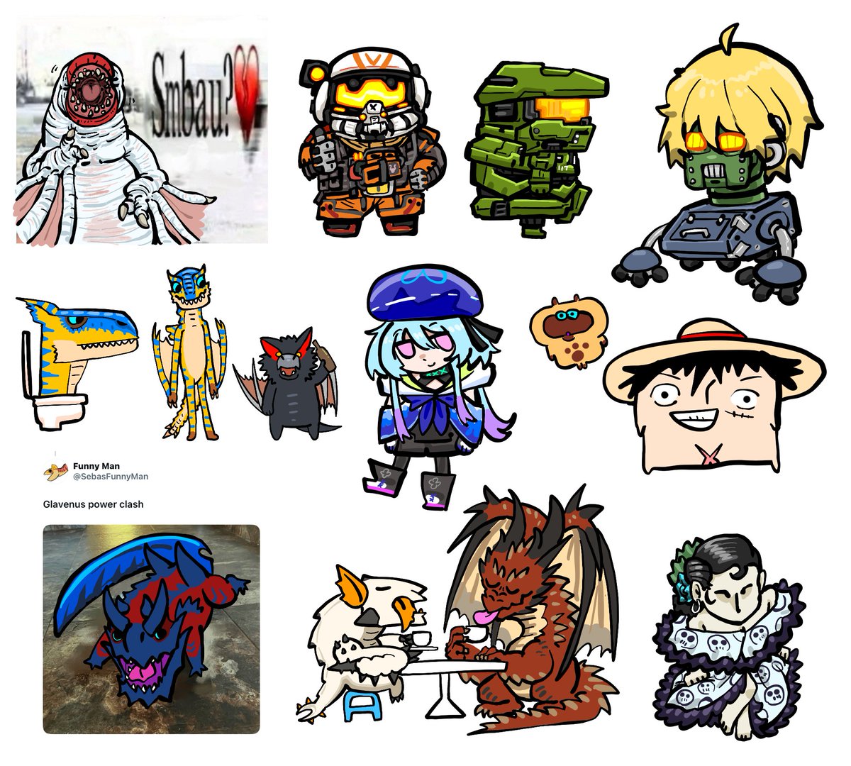 pikminpreggedup's tweet image. did as many as i could before i got bored from the 4k celebration post thank you everynyan again