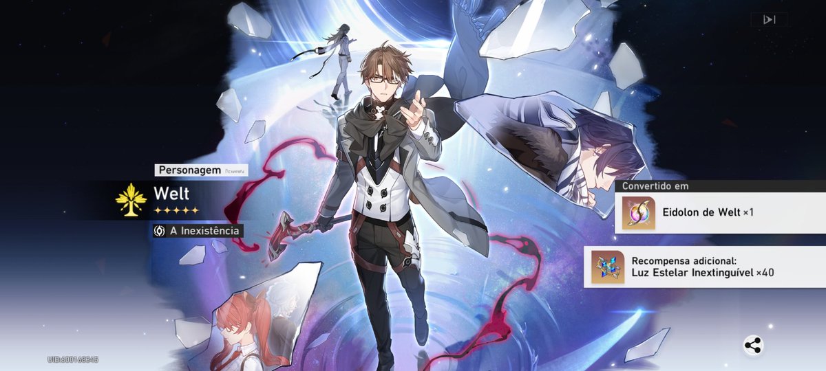 I'm Free from the infinity Luck but... 

:,)