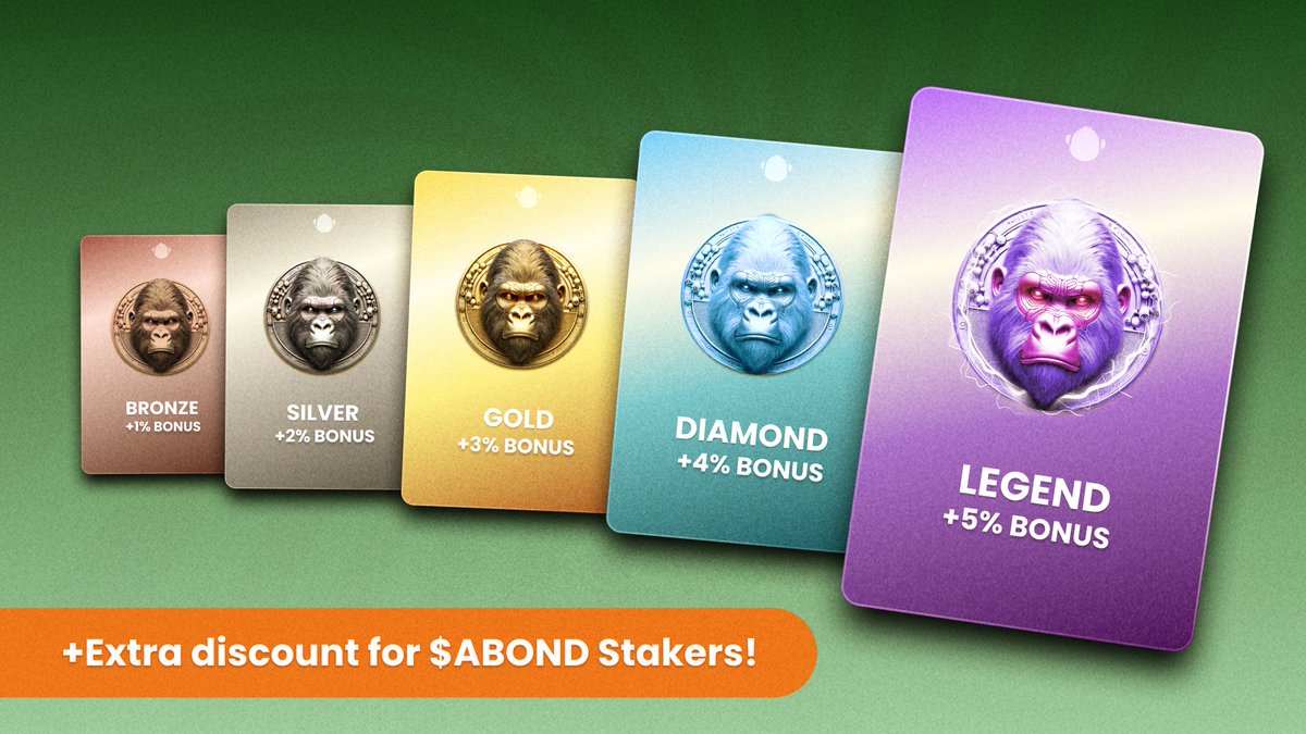 ApeBond (@apebond) on Twitter photo โ HOT BONDING SUMMER is here ๐ฅ
A summer flash sale like no other โ Buy tokens from top-tier projects at a discount vs. market price!
๐ ape.bond/bonds
But that's not all! Dive in to discover all the benefits โฌ๏ธ
๐  Look for Bonds with the special summer design on our โ HOT BONDING SUMMER is here ๐ฅ
A summer flash sale like no other โ Buy tokens from top-tier projects at a discount vs. market price!
๐ ape.bond/bonds
But that's not all! Dive in to discover all the benefits โฌ๏ธ
๐  Look for Bonds with the special summer design on our