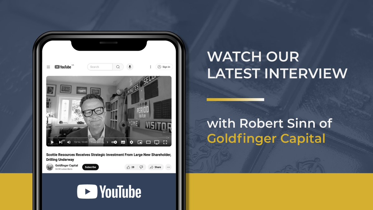 ScottieCorp's tweet image. #ICYMI Check out CEO Brad Rourke's latest interview with Robert Sinn at Goldfinger Capital. He discusses our recent strategic partnership with Ocean Partners and how this agreement will help propel us from exploration to production.
Watch now 🔗 bit.ly/4lLqV0b