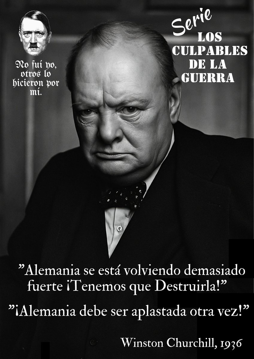 Serie: 🪖"LOS CULPABLES DE LA GUERRA FUERON:"

Nos contaron una Versión Falsa de la Historia, Pero la Verdad, SIEMPRE BUSCA LA LUZ!!
🧵...