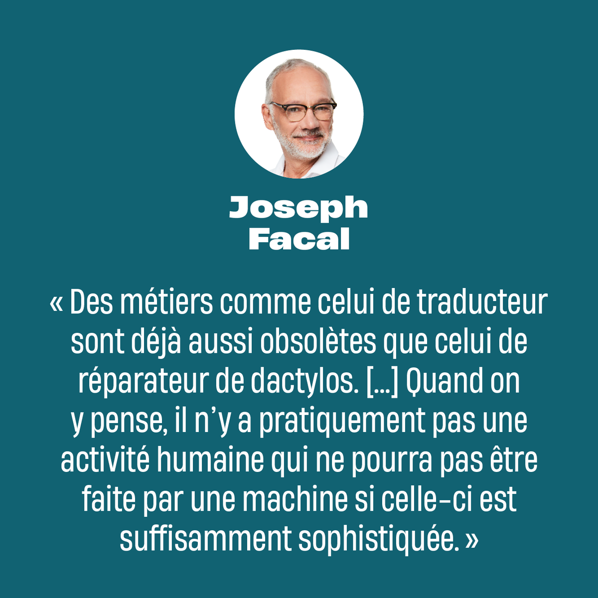 JdeQuebec's tweet image. OPINION | Bientôt... l’humain sera inutile
Lisez la chronique de @josephfacal ici: journaldequebec.com/2025/07/24/qua…