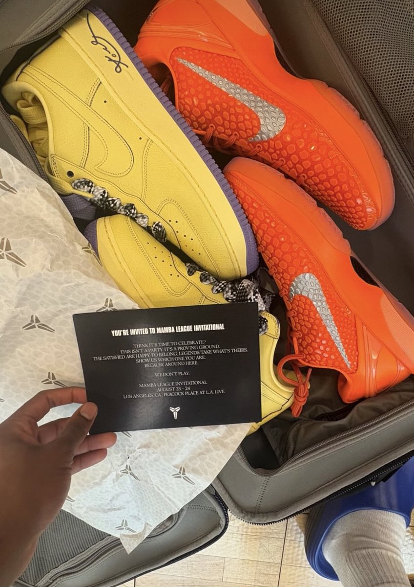 JustFreshKicks's tweet image. Nike is sending special packages to those invited to this year's Mamba League 😳🐍