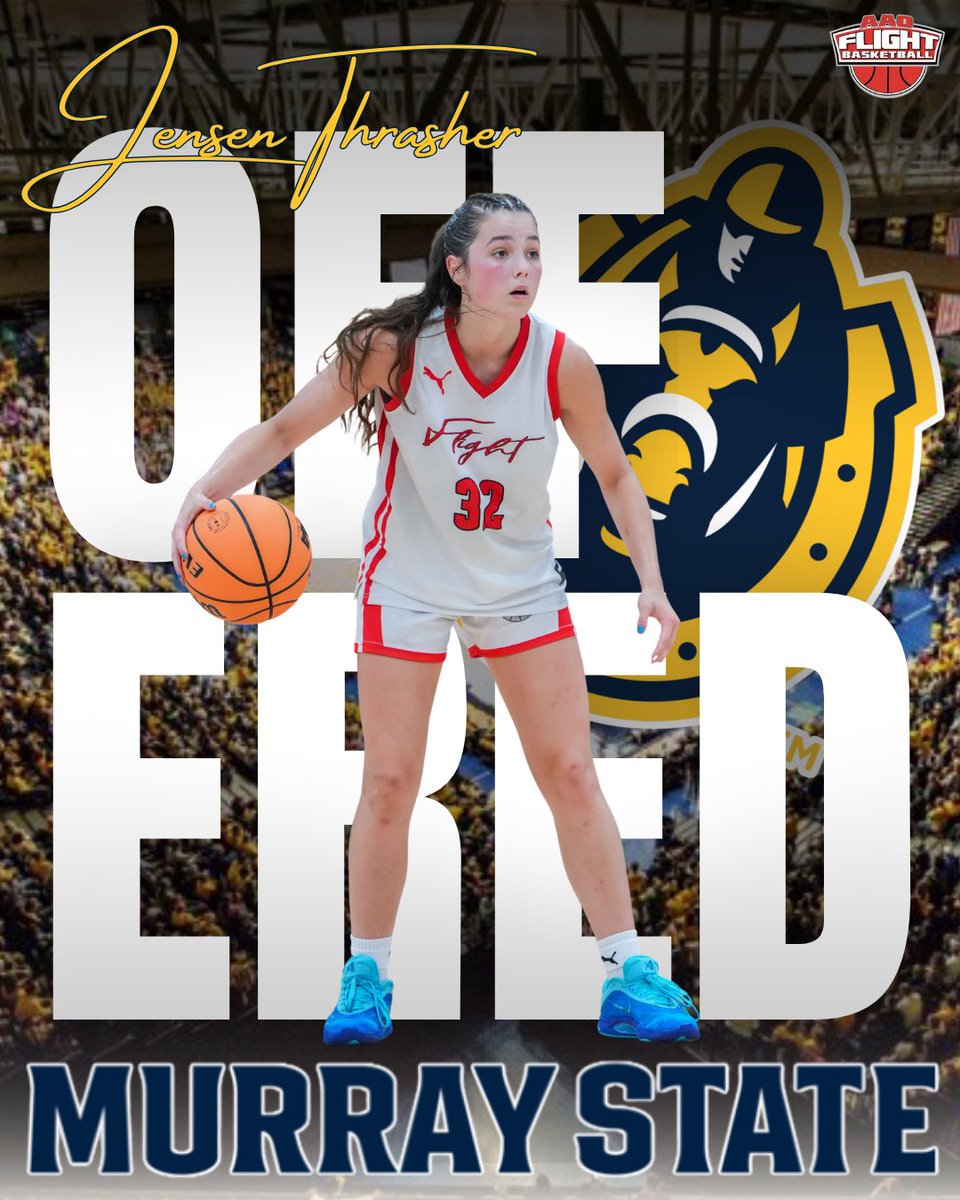 FlightAAOGBB's tweet image. Congratulations to 2028 G Jensen Thrasher on her offer from @RacersWBB !!
#DevelopmentU #FlyWithUs