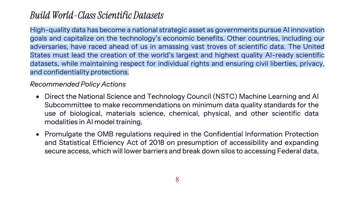andrewwhite01's tweet image. If the US government wants to lead the world in dataset creation as outlined in the AI Action Plan, open source the @NIST Chemistry WebBook today. Or at least make a purchase for download page.