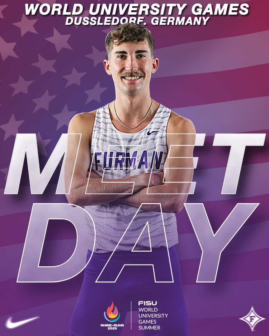 FurmanXC's tweet image. Race Day for Luke Taylor in Germany!
Luke will be representing Team USA for the first time as he races the 10,000 at the World University games.
Letโs go, Luke!
#FurmanVsTheWorld