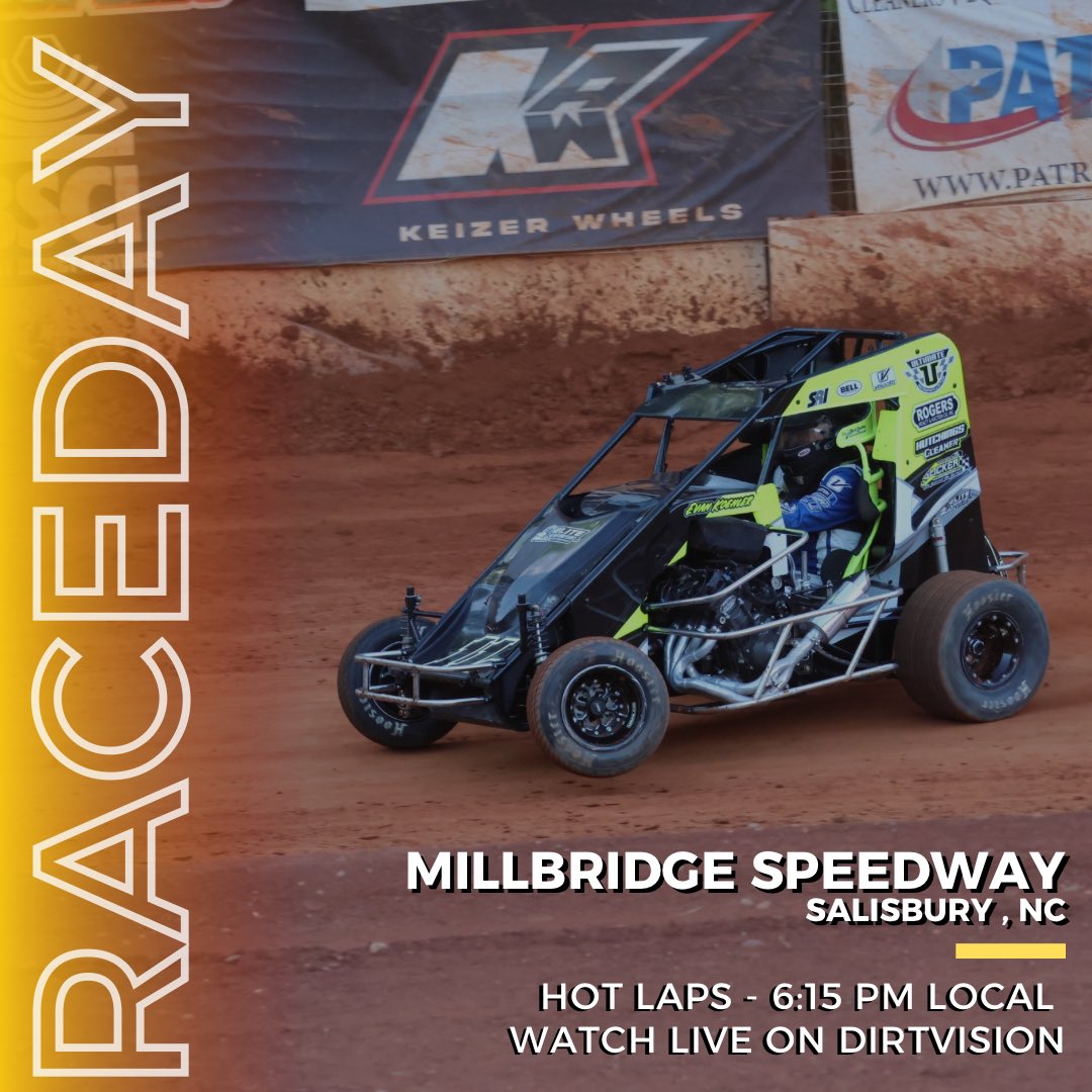 KoehlerMotorsp's tweet image. Twice 🏎️ the action tonight with Evan Koehler in his Micro sprint tonight at @MillbridgeRacin!!
📍Millbridge Speedway
⏰ Hot Laps - 6:15 pm local time
📺 @dirtvision