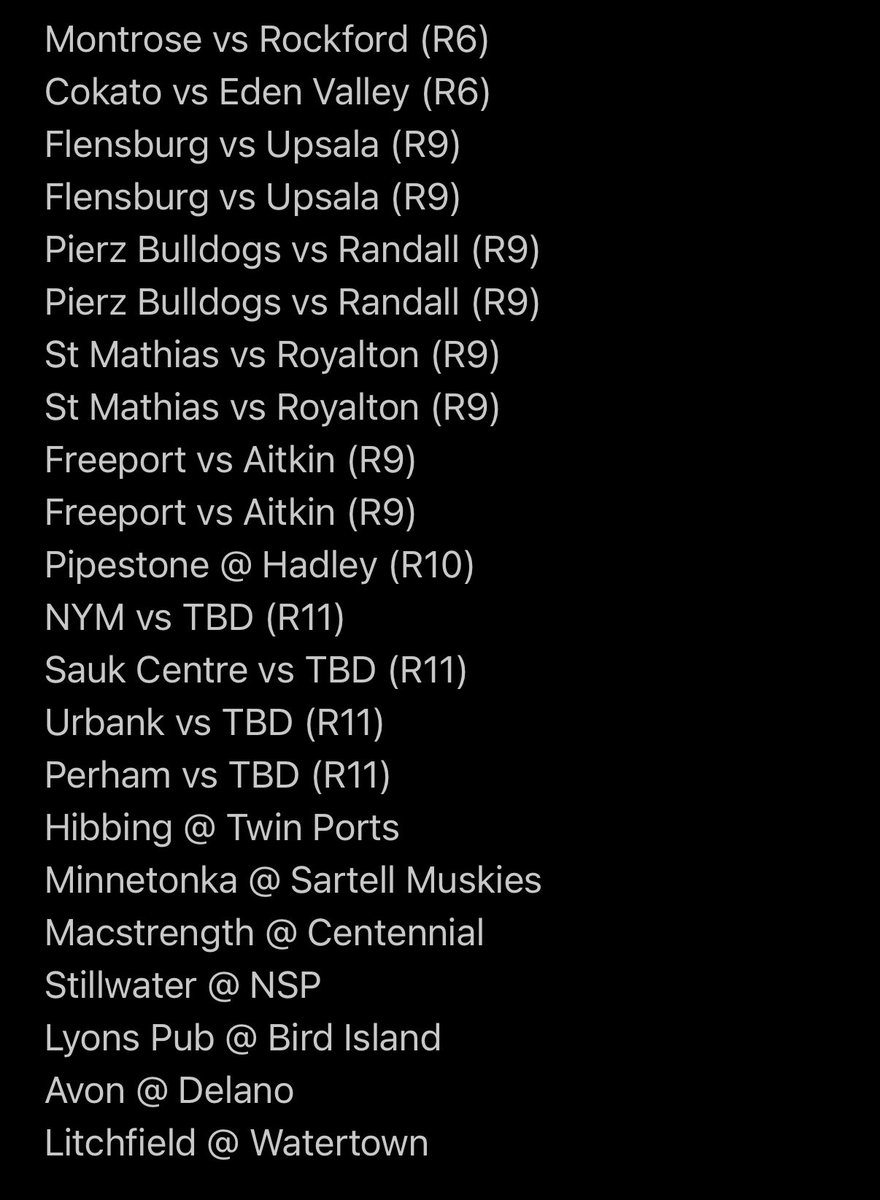 Town Ball Schedule Guy tweet media