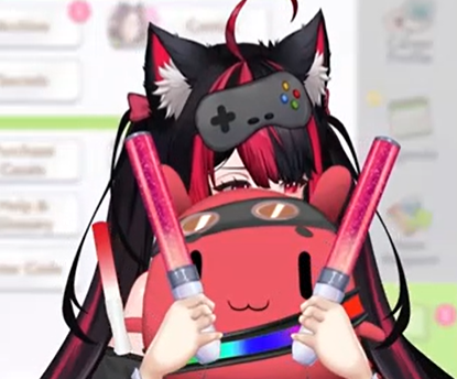 aura_virus_2's tweet image. Aura is hugging RAMbit 🥰
