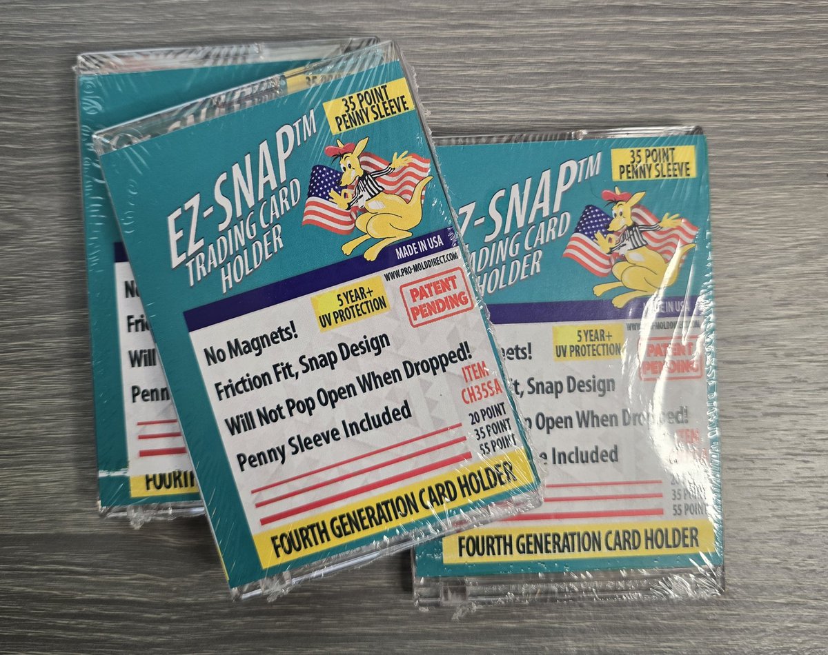 mecharhinoceros's tweet image. Got a few of the new gen 4 @ProMold card holders to try out. I think they look pretty good compared to the magnetic ones. @CardPurchaser