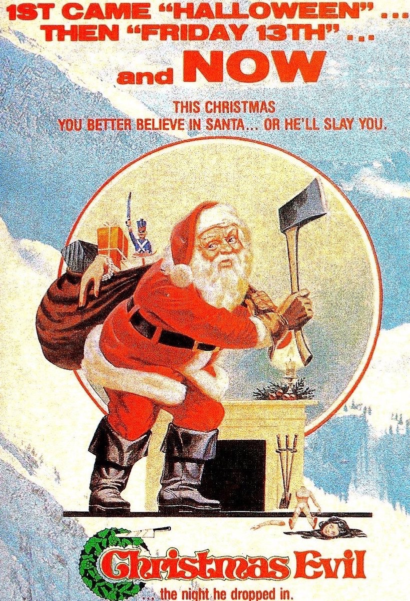 EugWSerra's tweet photo. On November 7, 1980, Christmas Evil was released. #ChristmasEvil #YouBetterWatchOut #TerrorInToyland #LewisJackson #BrandonMaggart #JeffreyDeMunn
#DianneHull #AndyFenwick https://t.co/2n9DD1U7Ml