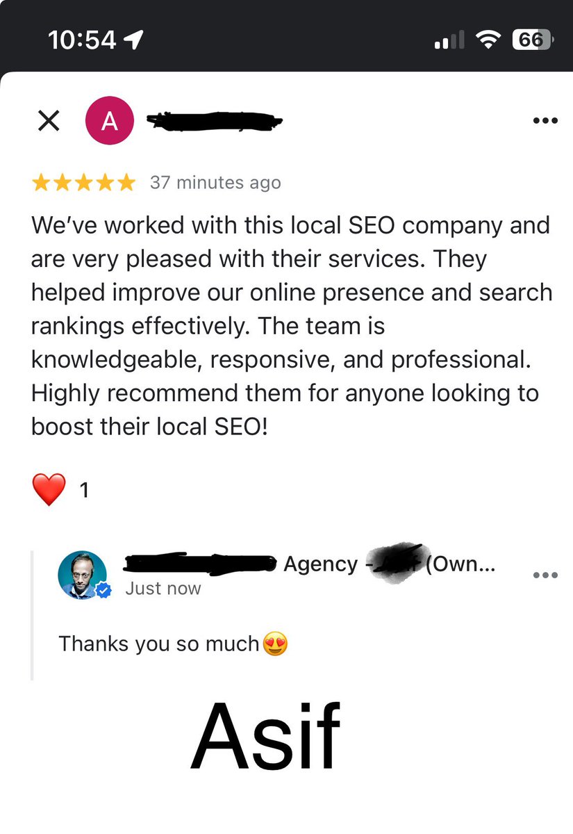 Alhamdulillah! 🎉 Just got our 1st 5⭐ review on Google! Earned ৳1.2 Lacs from web design &amp; local SEO. Ranked client on SERP &amp; Maps 3-Pack. Now scaling with AEO &amp; GEO strategies! 

🚀 #LocalSEO #WebDesign #AEO #GEO #DigitalMarketing #AsifAgency