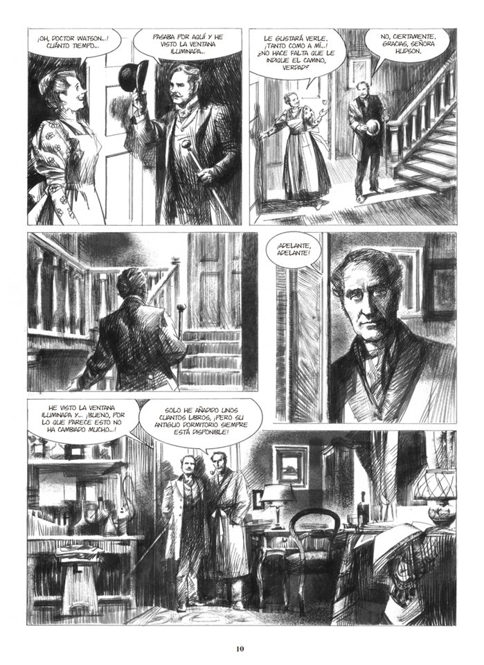 bloginterrobang's tweet image. “Las Aventuras de Sherlock Holmes” de Giancarlo Berardi y Giorgio Trevisan Estamos ante una obra fiel a la fuente y que toma a Basil Rathbone y Nigel Bruce como modelos para los dos protagonistas. Espectacular. Reseña en Blog Interrobang‽ bit.ly/4nzoL53