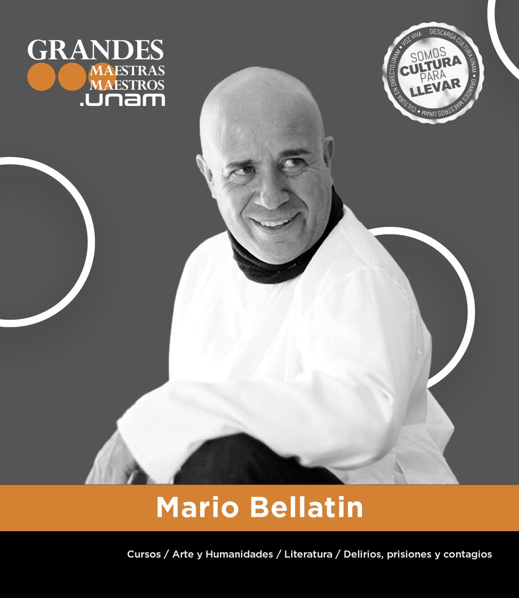 🌟Con títulos como Salón de belleza o Flores, Mario Bellatin ha creado un universo literario donde todo puede ser cuestionado. Hoy, en su cumpleaños,  descubre su curso “Delirios, prisiones y contagios”, junto a Margo Glantz, en Grandes Maestros.UNAM 👉 bit.ly/40lUyLW