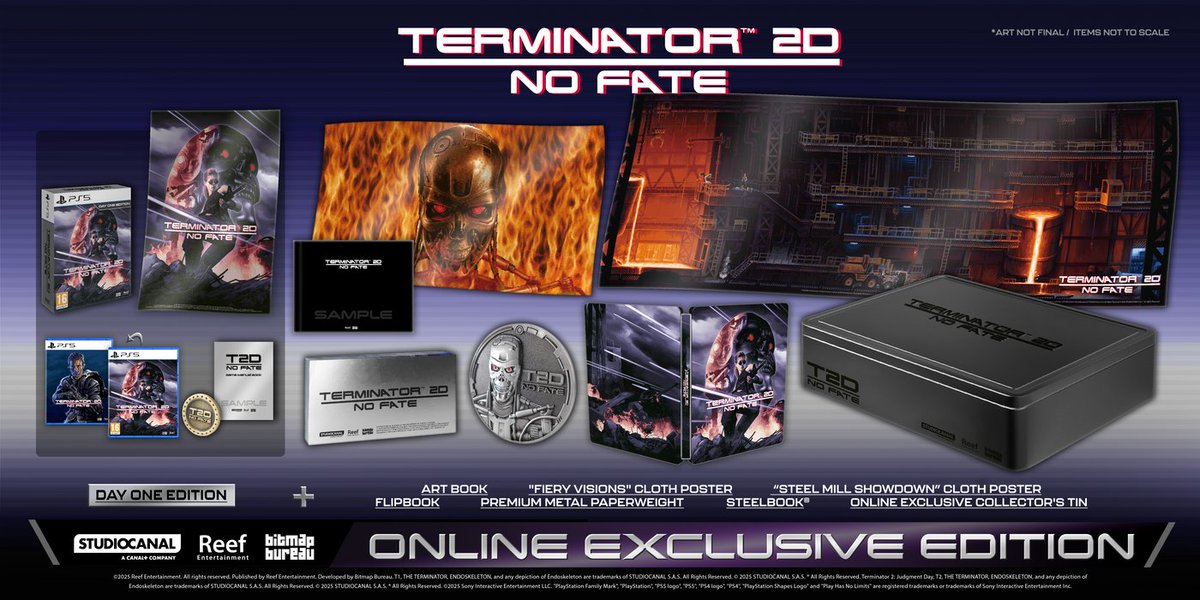 _RGTV_'s tweet image. Terminator 2D: NO FATE has been delayed due to coordination and manufacturing issues with the physical release.
Now releasing on 31st October 2025 as opposed to its original 5th September release date.