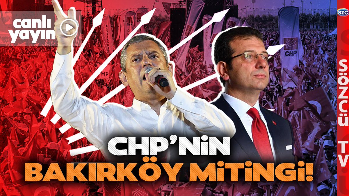 szctelevizyonu's tweet image. #CANLI Özgür Özel Bakırköy'de Ekrem İmamoğlu'na Destek Mitinginde! Bakırköy'de Mahşeri Kalabalık!
youtube.com/live/Ej758pFbP…