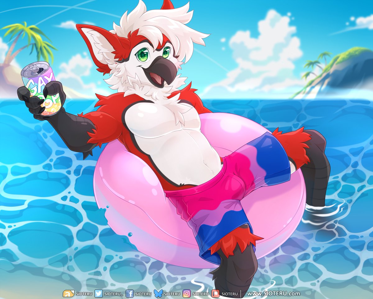 Sioteru_'s tweet image. Pride by the Seaside 🏳️🌈🏝
clean ver.
for Skyirerazgriz