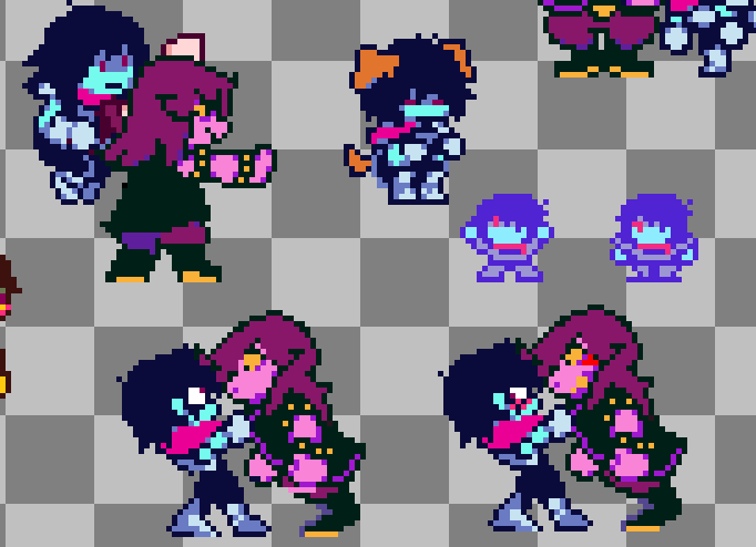 DigiSprites's tweet image. my attempt at kris with visible eyes #deltarune