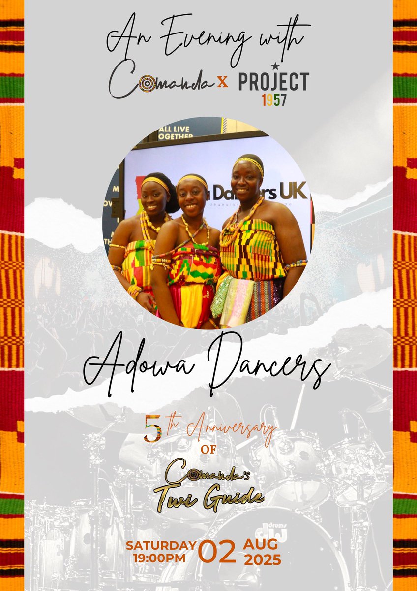 Comanda_x's tweet image. Really spoiling you guys next Saturday, DJ Nore &amp;amp; Adowa Dancers will be keeping us dancing for sure 💃🏾🔥Earlybirds are SOLD OUT! 🙅🏾🧏🏾

Make sure you grab your ticket!!!
🎟️: tinyurl.com/4327757k
