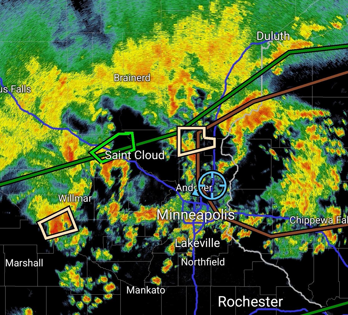 WxErhard's tweet image. Today&apos;s Chasing Highlight, Slop.