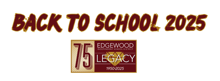 All your Back to School info is just a click away!
From school supply lists to important dates — it’s all at eisd.net. Just click the "Back to School" button. 
Let's get ready for an amazing year! #IChooseEdgewood