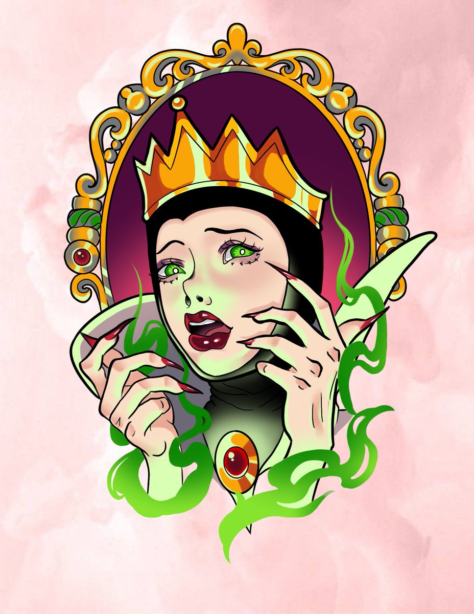 Finished this Disney Evil Queen baddie 🍎