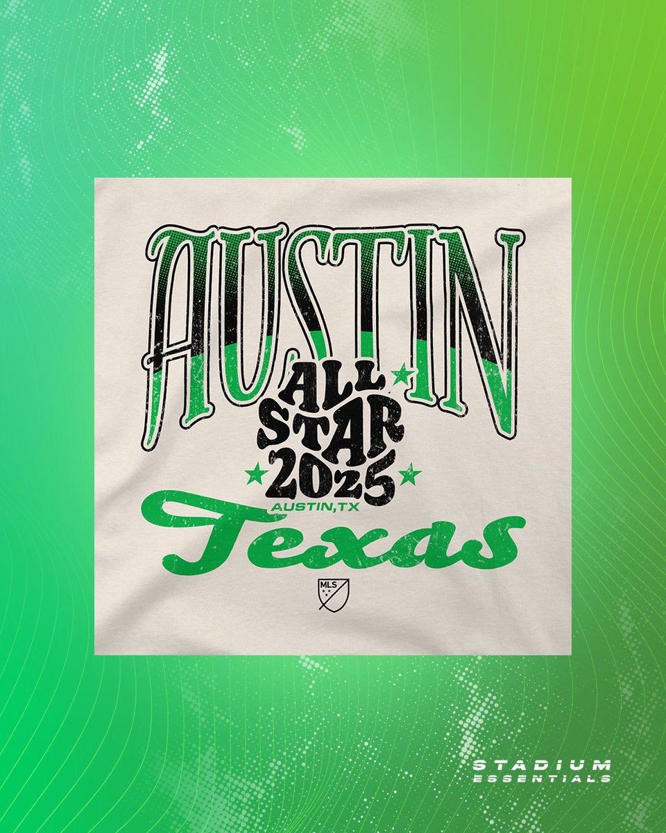 StadiumEssntls's tweet image. Your time to shine.
Shop the #StadiumEssentials MLS All-Star Collection at official MLS All-Star retailers.
#MyStadiumEssentials