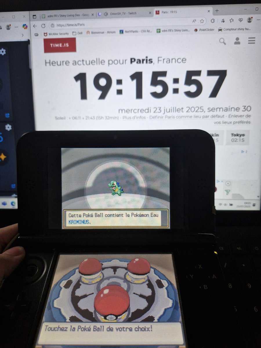 XdmFr's tweet image. Mais... déjà ????
Kaiminus shiny en seulement 1301 resets (3903 pokémon vus), très heureux et surpris de cette trouvaille
#SHLS10
