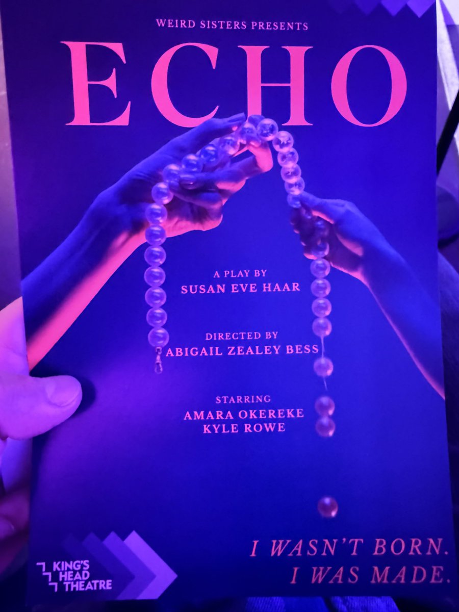 Back to the Theatre(He/Hers/They) (@theatre_back) on Twitter photo Excited for Echo <a href="/KingsHeadThtr/">King's Head Theatre</a> tonight! Look out for my review on <a href="/ATDazzles/">All That Dazzles</a> tomorrow! Excited for Echo <a href="/KingsHeadThtr/">King's Head Theatre</a> tonight! Look out for my review on <a href="/ATDazzles/">All That Dazzles</a> tomorrow!