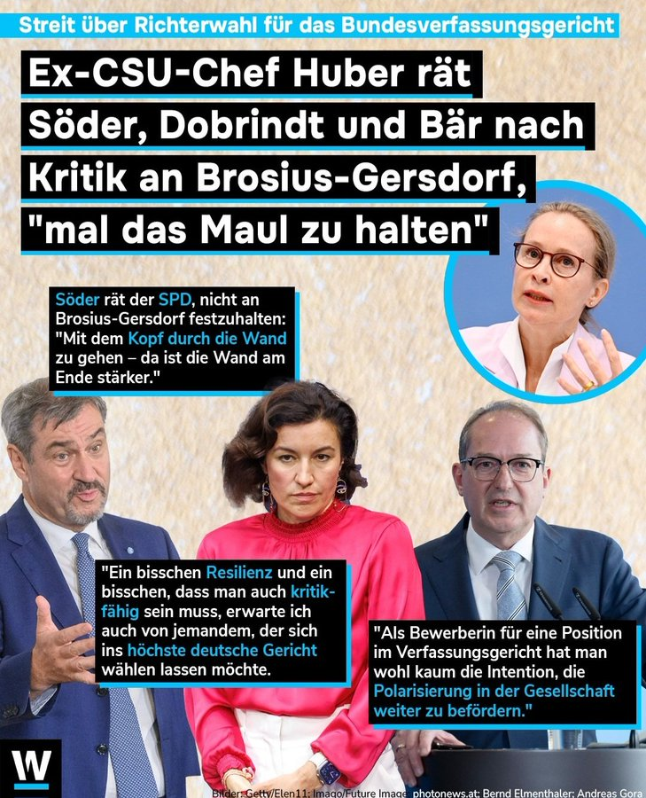 Nicoles44180590's tweet image. Weiß #Dobrindt NICHT, dass man gefragt wird und sich nicht bewirbt
#BrosiusGersdorf
Hat er sich im MOMA bei Frau Professor entschuldigt?
Wir alle wissen doch, dass ER in seinem Amt ziemlich viel MIST gebaut hat
Warum erlaubt er sich überhaupt ein Urteil steht ihm nicht zu