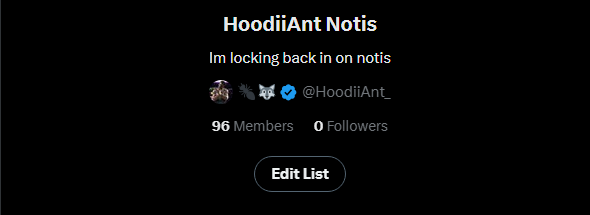 HoodiiAnt_'s tweet image. *NOTI RESET COMPLETE*
I just finished resetting notis. I will be more active with them now, if you were not added to the new list, please reply if you wish to run notis. Retweet for reach is appreciated.
