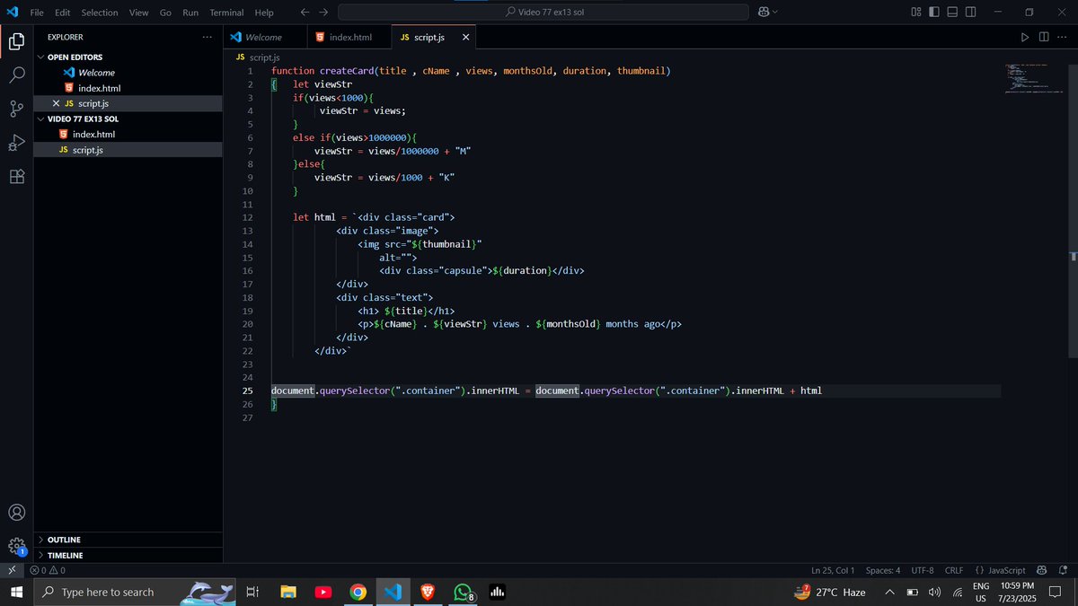 VashishtMridhul's tweet image. Day 23 of #30Dayofcode
1. Made a bookmark saving website.
2. Events , EventBubbling , setInterval & setTimeout .☑️
3.JavaScript Callbacks & promises.☑️
#CodingChallenge #CodingJourney