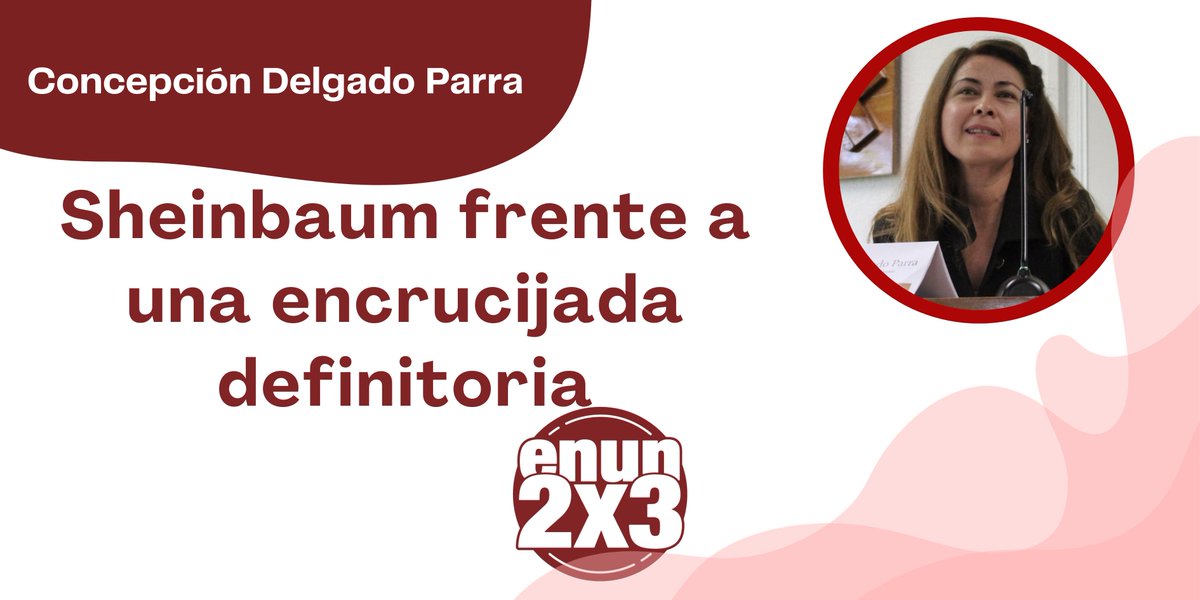 @EnUn2x3 (@enun2x3) on Twitter photo Sheinbaum frente a una encrucijada definitoria
✒️✒️✒️ Escribe en su columna <a href="/coni_delgadop/">Coni Delgado</a> ⤵️
#TodasLasVoces
enun2x3.info/2025/07/sheinb… Sheinbaum frente a una encrucijada definitoria
✒️✒️✒️ Escribe en su columna <a href="/coni_delgadop/">Coni Delgado</a> ⤵️
#TodasLasVoces
enun2x3.info/2025/07/sheinb…