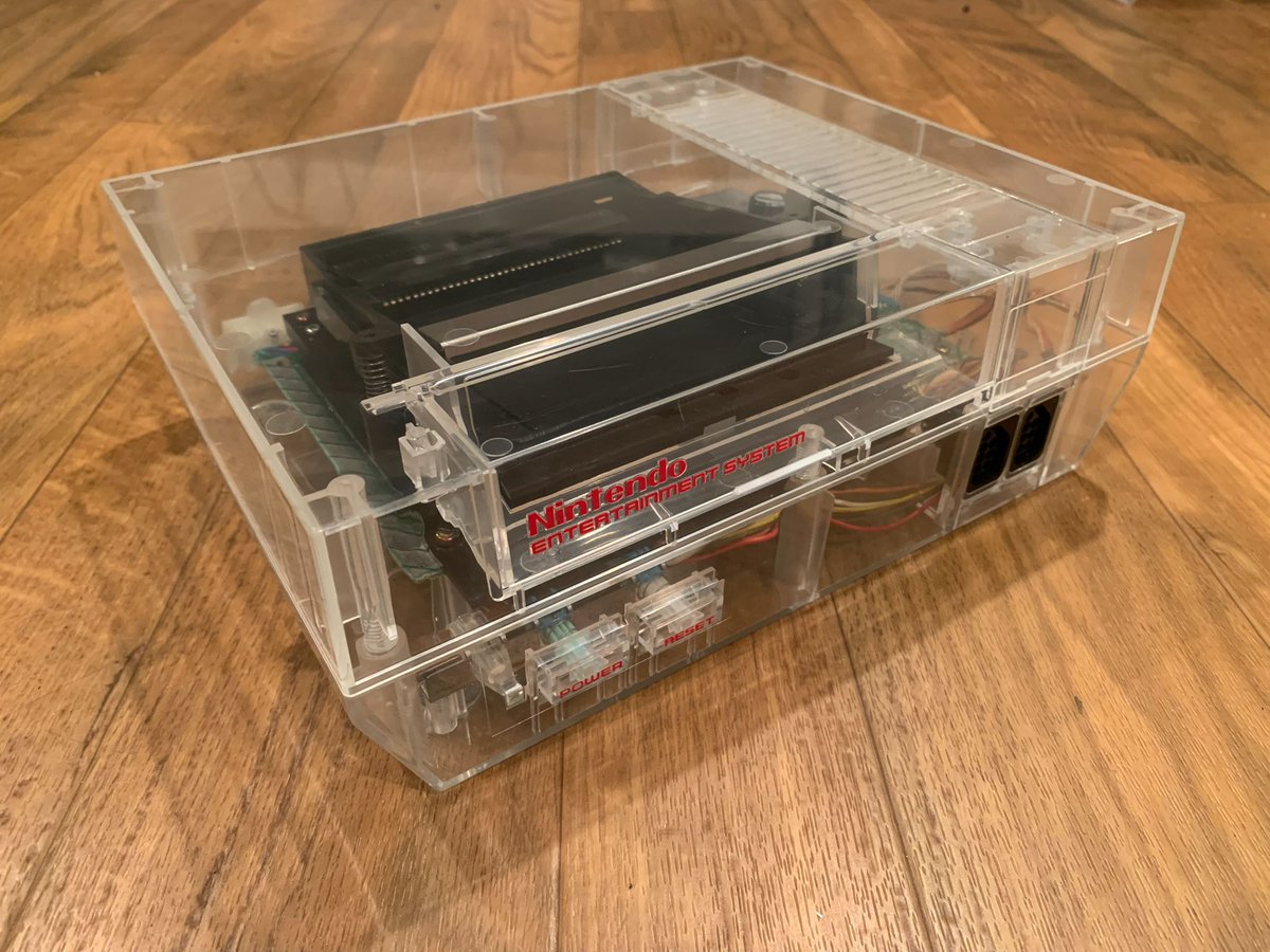 Liretro's tweet image. We’re going all out to celebrate 40 years of the NES at LI Retro! Everyone who purchases the NES at 40 Add-On package will automatically be entered for a chance to win a special custom NES personally outfitted by @1uprestorations with a new clear shell and NESRGB installed for…