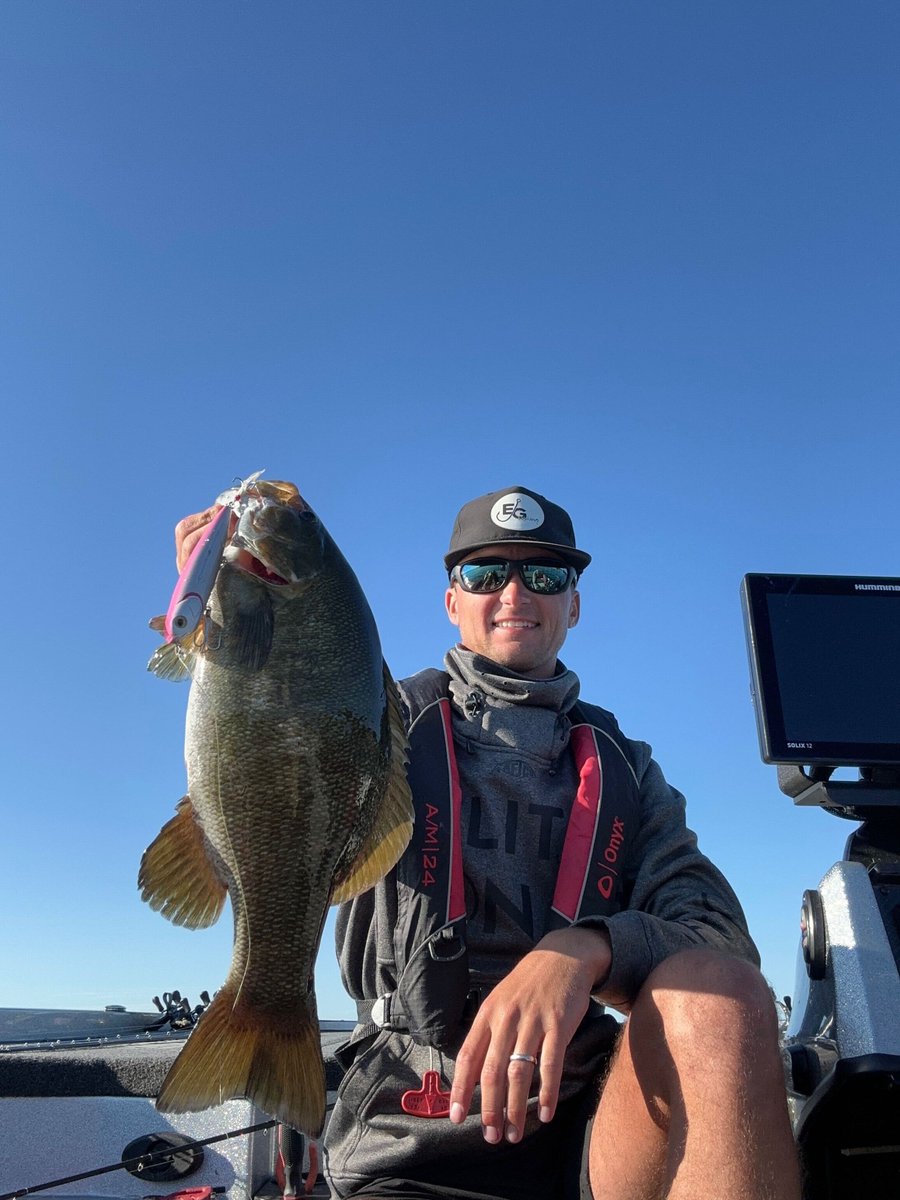 Ethan Greene with a solid bronze back on the Walking Boss in Pink Back Chrome Belly!