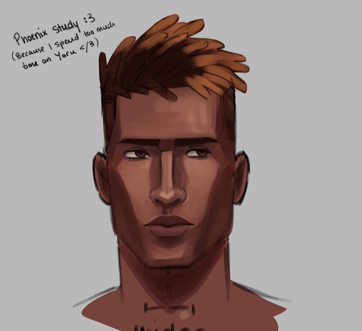 rae_vive's tweet image. Cute little phoenix Study (i hate it) because I can't draw yorunix if I cant draw phoenix #ValorantArt #valorantphoenix #YoruNix