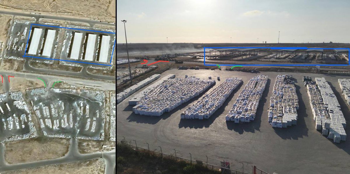 Well would you look at that… rows and rows and rows and rows and rows and rows and rows and rows of AID, all delivered by ISRAEL, all sitting inside GAZA, and not a single bit of it collected by either the UN or any NGOs. 

But yeah… tell me about the “famine” created by