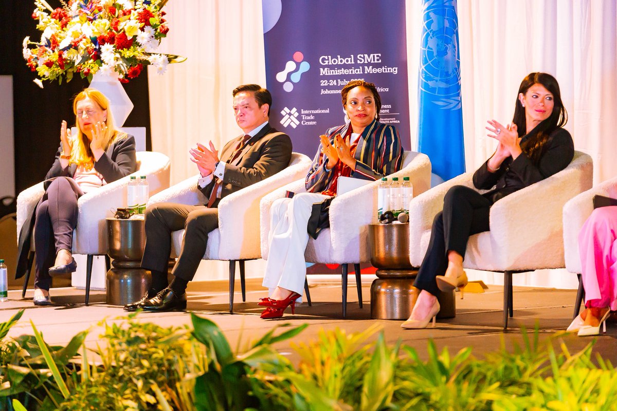 Africa does not need to play catch-up. We are building our own models.”

At the Global SME Ministerial Meeting in Johannesburg, we reaffirmed Nigeria’s bold commitment: MSMEs are central to Africa’s economic transformation.