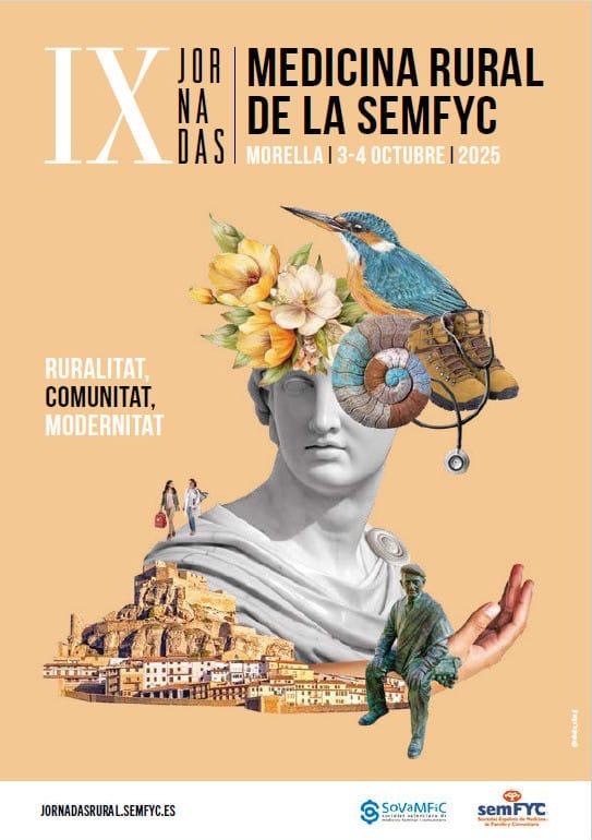 MissDisparates's tweet image. Yo ya estoy apuntada...
¡Las próximas jornadas de rural van a ser nuestro punto de encuentro!
Apuntaos porque el enclave es precioso, el programa prometedor y la gente excepcional 🫶🏼
¡Nos vemos en Morella!
#medicinarural #rural
#semfyc
👇🏼👇🏼👇🏼👇🏼👇🏼👇🏼👇🏼👇🏼
jornadasrural.semfyc.es