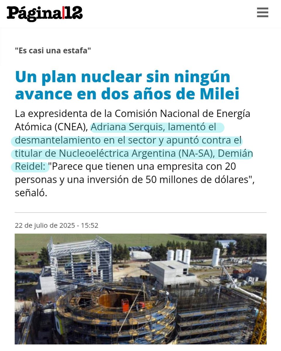 Mucho ruido y pocas nueces. Los anuncios de <a href="/dreidel1/">Demian Reidel</a> por ahora carecen de avances concretos, y hasta el momento sólo se dedicaron a frenar los proyectos que se venían llevando a cabo.

Gracias <a href="/pagina12/">Página|12</a> .
Nota completa: pagina12.com.ar/843873-un-plan…