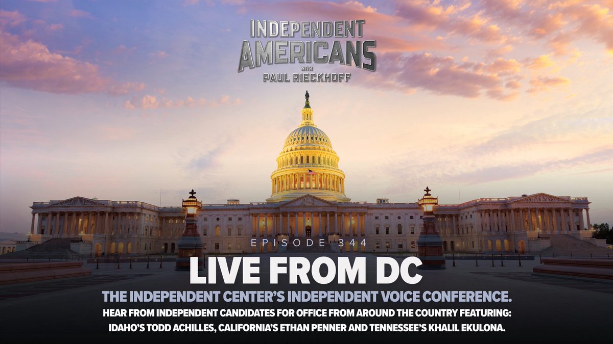 PaulRieckhoff's tweet image. Back in the belly of the beast.
As our independent movement continues to grow.
I’ll see some of you at the @Independent_Cen event.
And everyone can catch more later today as I’ll be live from DC on NewsNation at 3:30 and MSNBC at 5:30. And tomorrow in a new @indy_americans.…