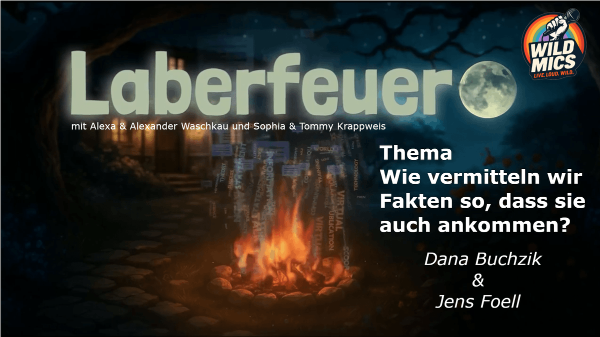 GUTE Wissenschaftskommunikation 👩🏽‍🔬 📢 | feat. Tommy, Sophia, Alexa, Alexander ( #HOAXILLA ) | #laberfeuer #002

mit Dana Buchzik &amp; Jens Foell.

➡️ youtube.com/watch?v=URegiW…