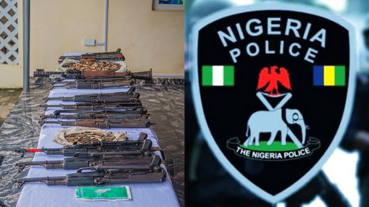 SaharaReporters's tweet image. Benue Killings: Police Arrest Gunrunners, Recover Rocket Launcher, Machine Guns, AK-47s In Crackdown On Arms Ring | Sahara Reporters bit.ly/44IBdrY