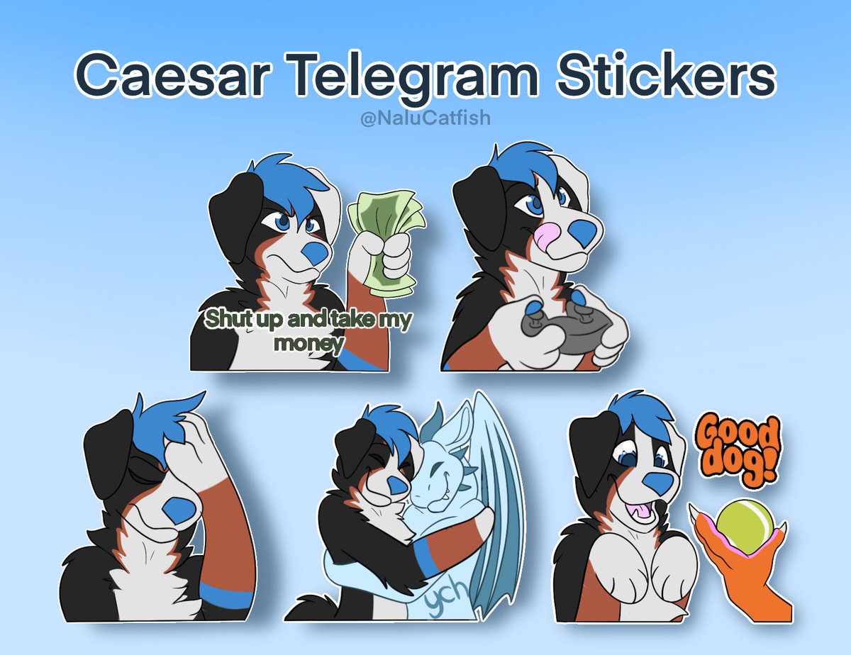 Telegram sticker pack c0mmission 🎾