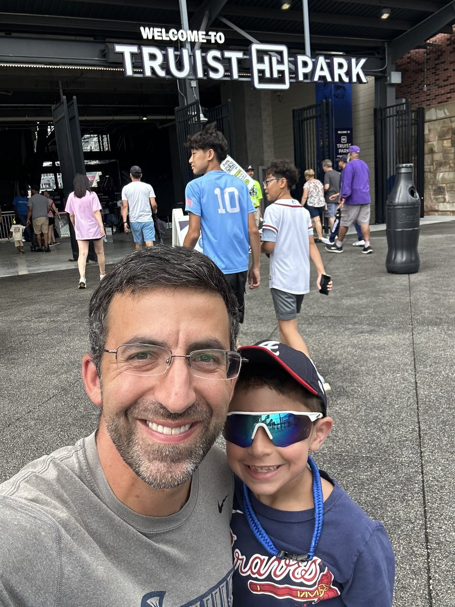 CoachBenatorHH's tweet image. Little man’s first time at @Braves game!
