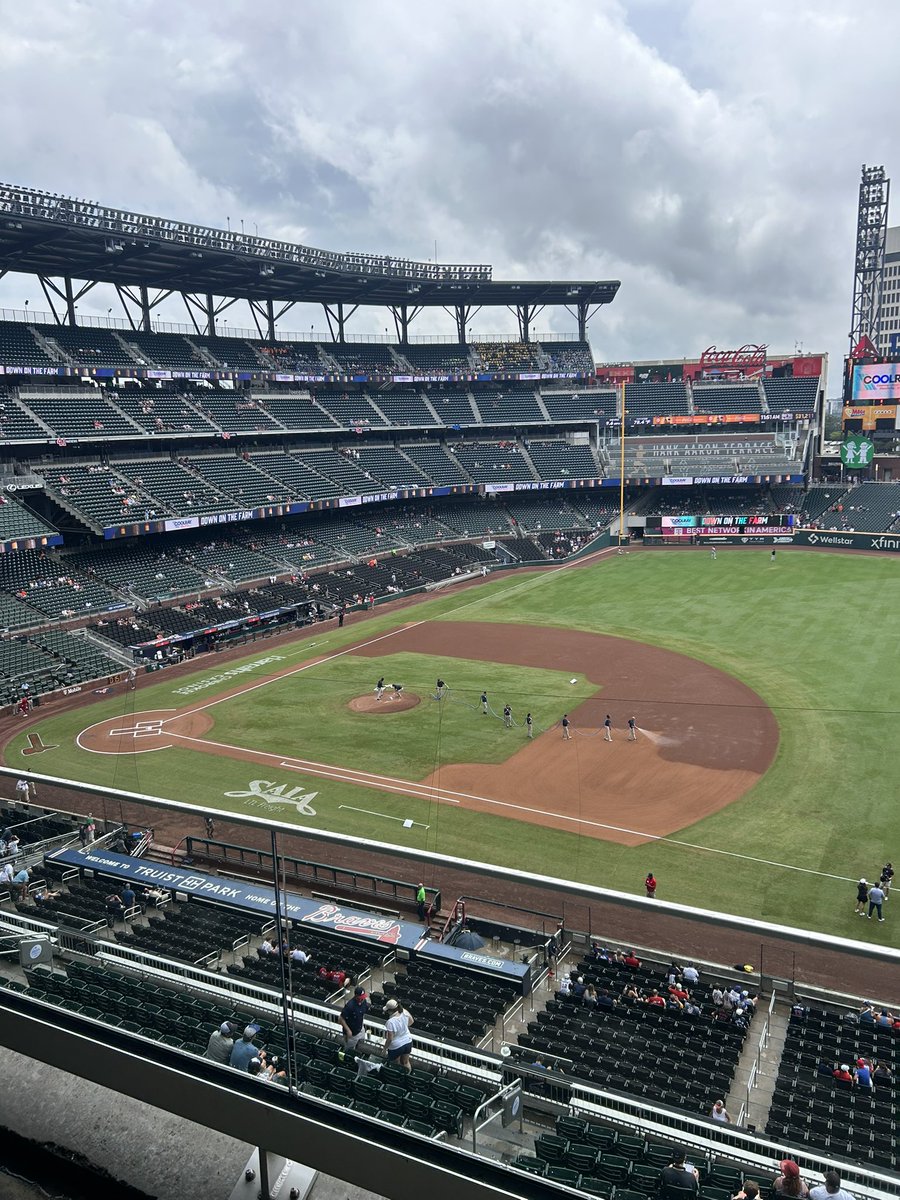 CoachBenatorHH's tweet image. Little man’s first time at @Braves game!
