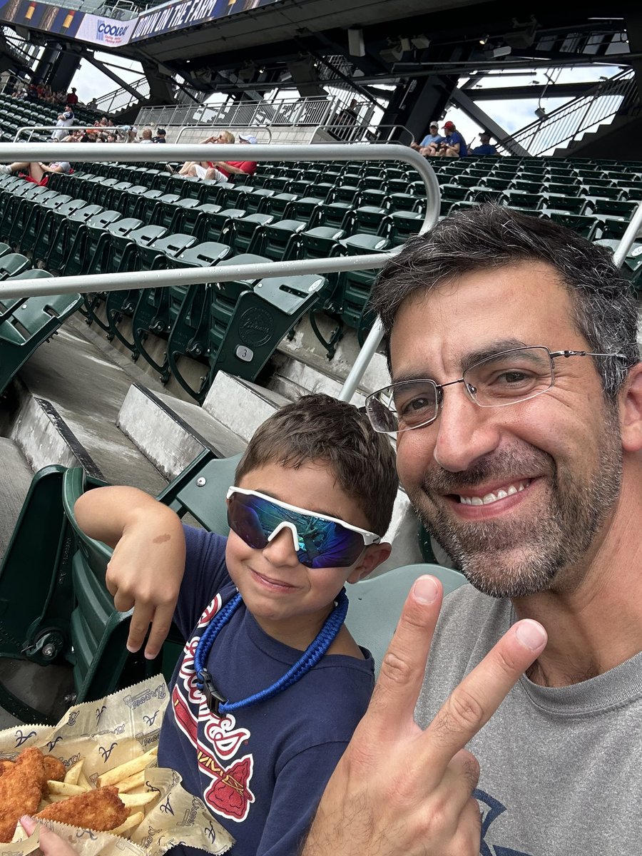 CoachBenatorHH's tweet image. Little man’s first time at @Braves game!