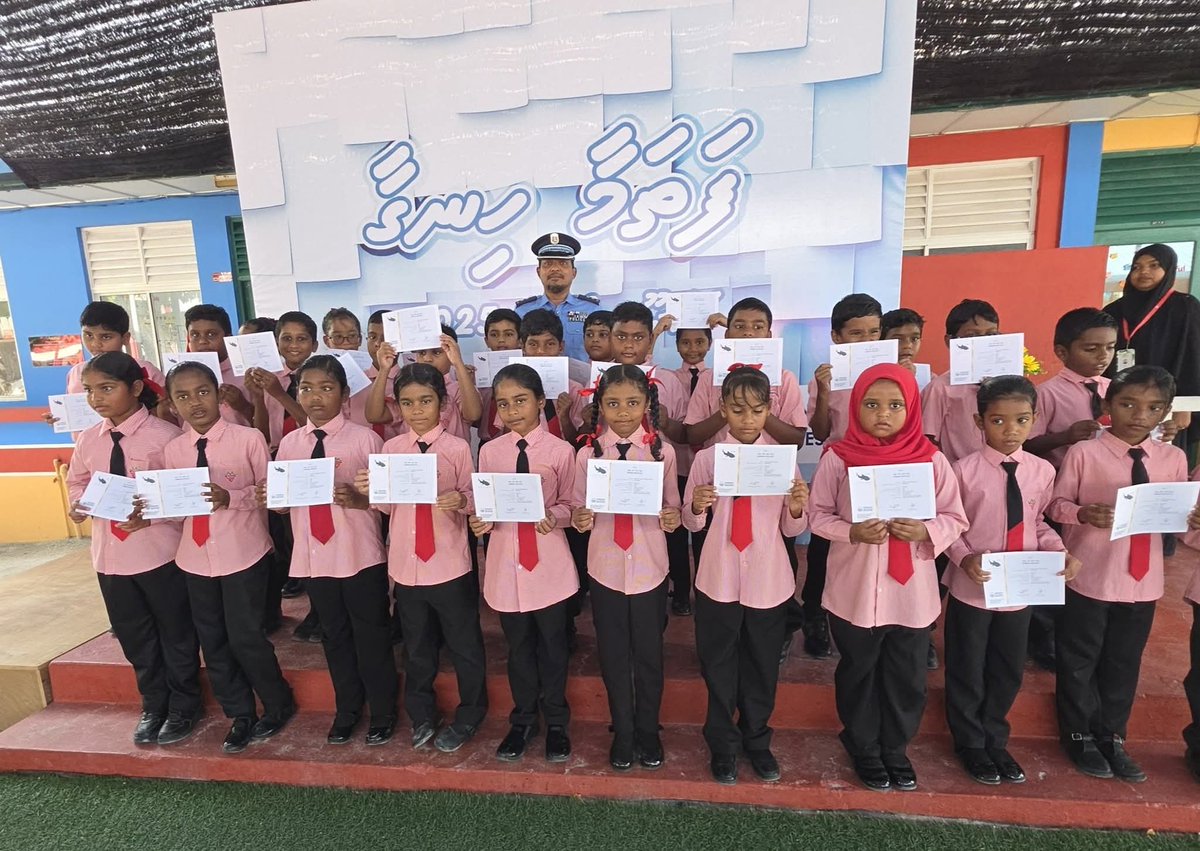 Maradhoo School (@maradhooschool) on Twitter photo Today, we proudly celebrated the successful completion of the 2025 'Fathama Hinga' Program!
Thanks to the strong initiative and collaboration between Gan Police Station, Maradhoo School, the Swimming Association, and the Ministry of Sports, Fitness and Recreation.
<a href="/MoEdumv/">Ministry of Education</a> Today, we proudly celebrated the successful completion of the 2025 'Fathama Hinga' Program!
Thanks to the strong initiative and collaboration between Gan Police Station, Maradhoo School, the Swimming Association, and the Ministry of Sports, Fitness and Recreation.
<a href="/MoEdumv/">Ministry of Education</a>