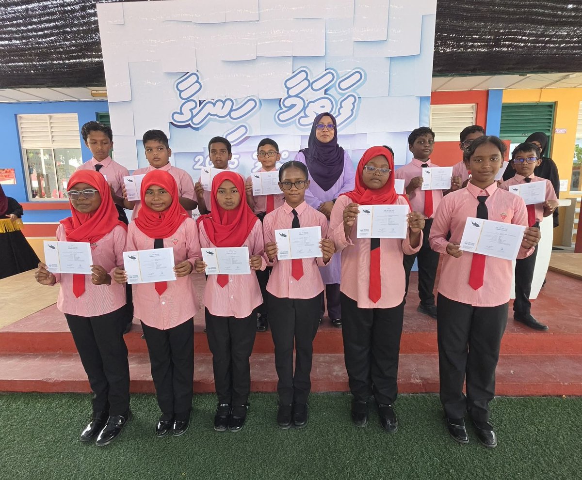 Maradhoo School (@maradhooschool) on Twitter photo Today, we proudly celebrated the successful completion of the 2025 'Fathama Hinga' Program!
Thanks to the strong initiative and collaboration between Gan Police Station, Maradhoo School, the Swimming Association, and the Ministry of Sports, Fitness and Recreation.
<a href="/MoEdumv/">Ministry of Education</a> Today, we proudly celebrated the successful completion of the 2025 'Fathama Hinga' Program!
Thanks to the strong initiative and collaboration between Gan Police Station, Maradhoo School, the Swimming Association, and the Ministry of Sports, Fitness and Recreation.
<a href="/MoEdumv/">Ministry of Education</a>